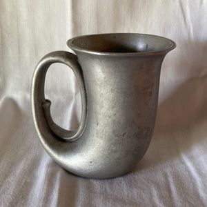 Cast Pewter “Horn” Mug